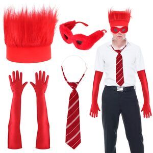 7341 4 Pcs Halloween Angry Costume Accessoriess Set Included